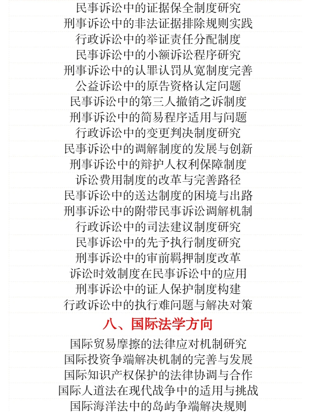 法学专业论文选题早期研究探讨